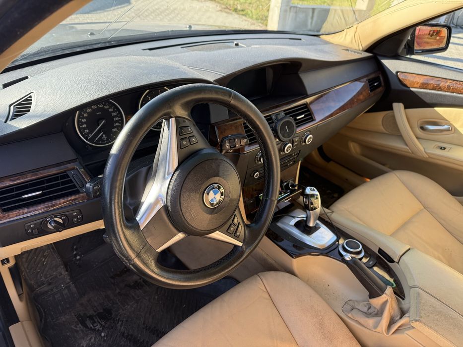BMW (e60) 525d LCI, FACELIFT, AUTOMATA (JOYSTICK), AN 2007, 312000km