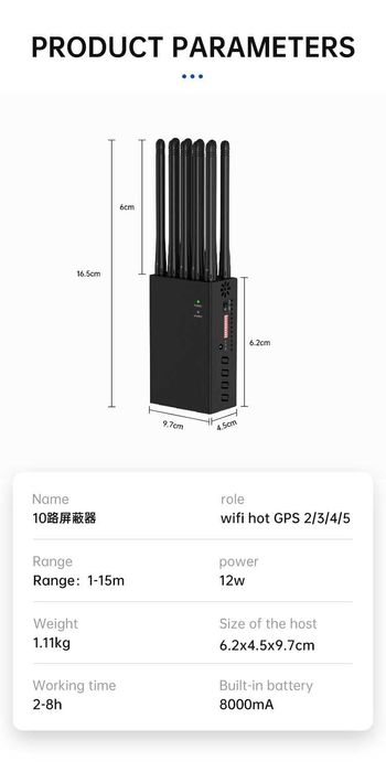 10 Антенен Заглушител за GPS Автобилна Навигация GSM GPS WiFi 3G 4G 5G