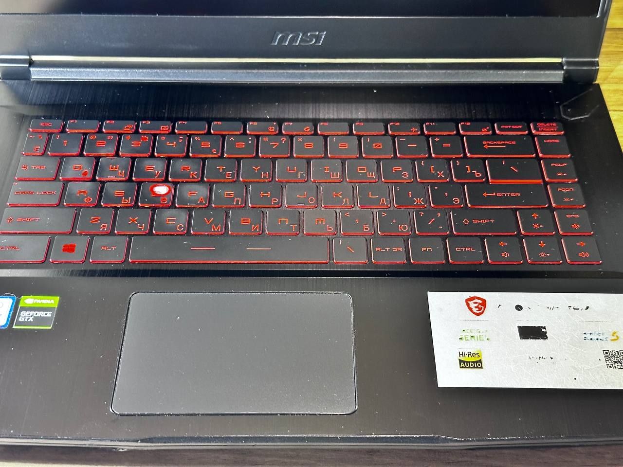 Игровой ноутбук MSI-GF65