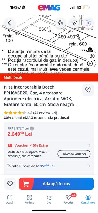 Plita incorporabila bosch