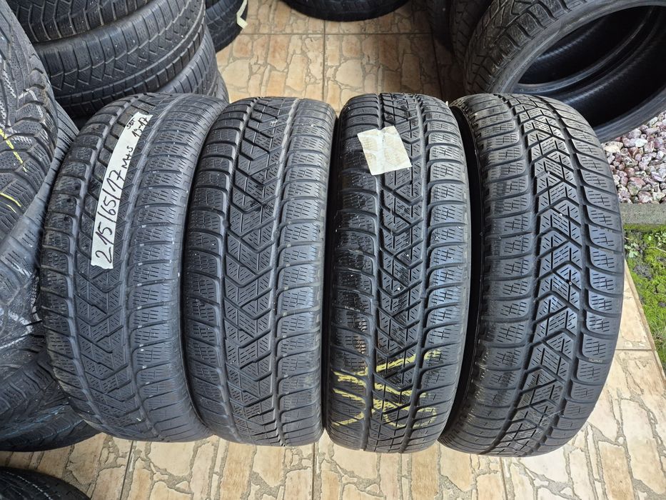 Vând cauciucuri 215/65/17 M+S set complet//Pirelli// imp Germania
