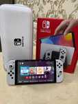 Nintendo Switch OLED чипован +256GB флэшка +игры