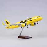 47CM ULTIMA! Macheta business de avion Airbus A320 Neo Spirit Airlines