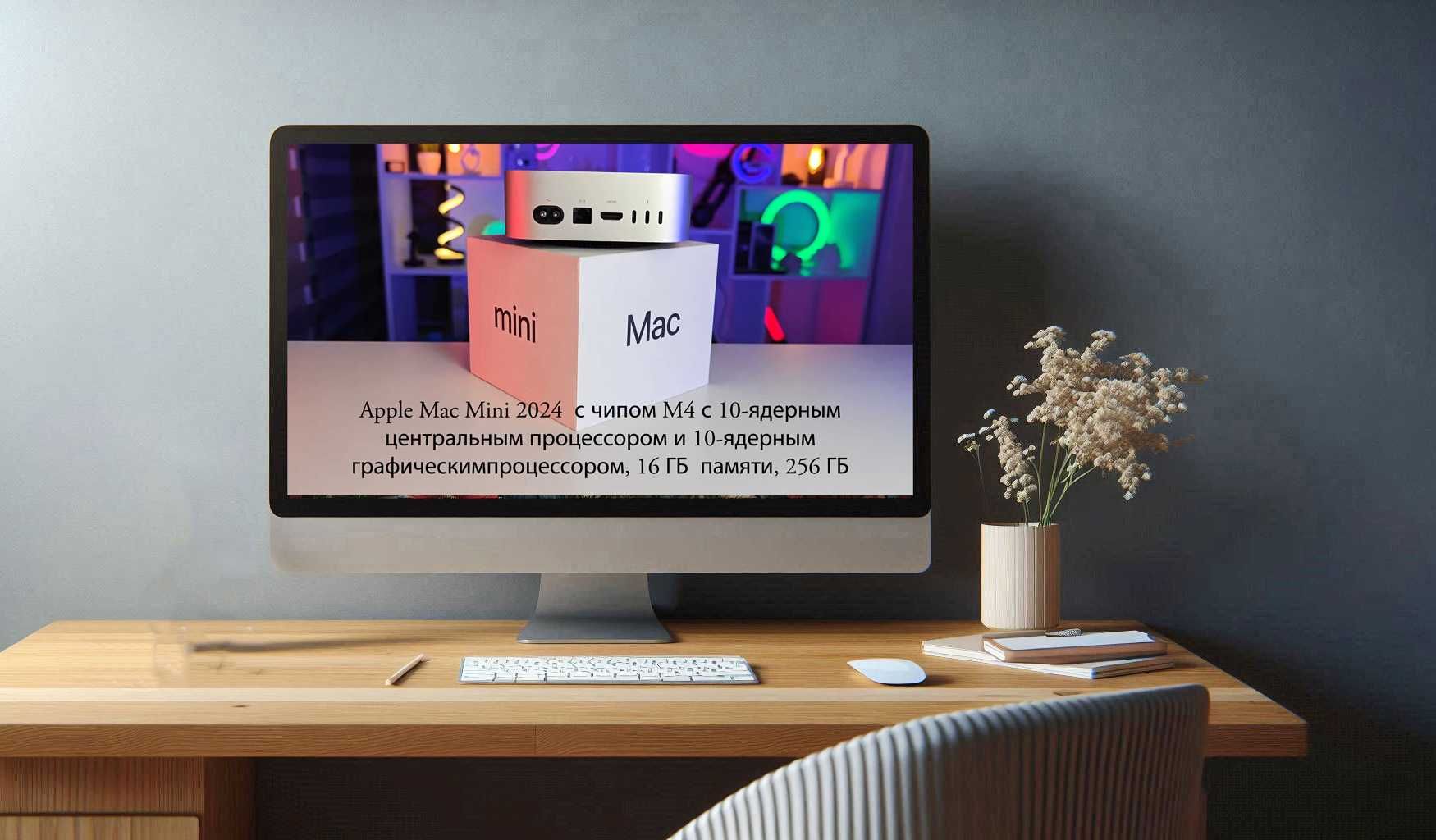 НОВЫЙ!
iMac 24" All-in-One Display. 16GB RAM / 1TB SSD.  M1 Processor.