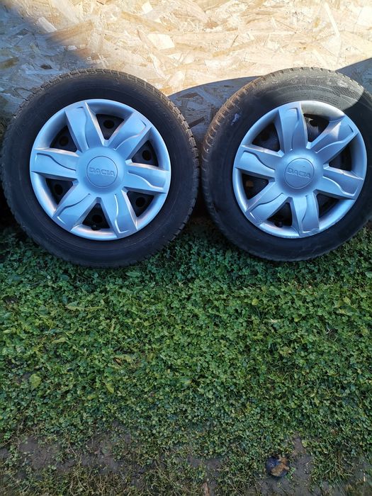 Set jante tablă Logan 2 cu cauciucuri de iarnă