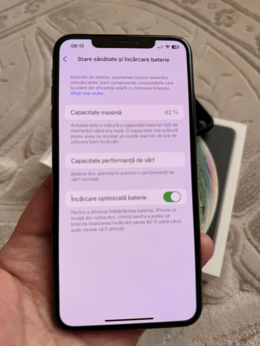Iphone XS Max 256 GB full box impecabil ca nou