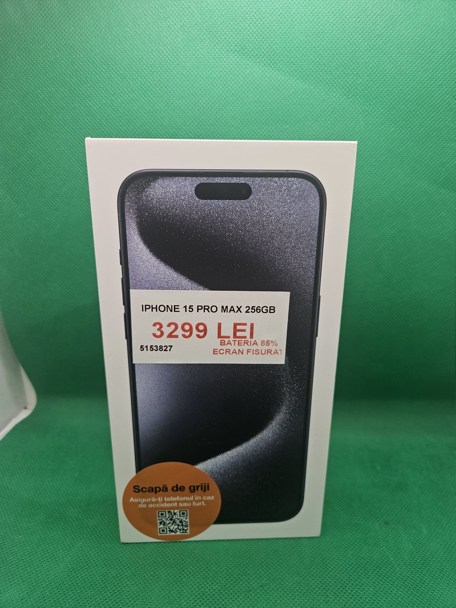 Iphone 15 Pro Max 256GB•Fisurat•Amanet Lazar Crangasi •51538