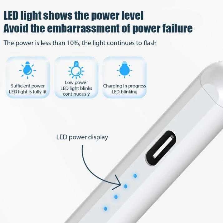iPhone iPad Pencil 2 Стилус Магнитна Писалка Apple Pen Magnetic Stylus