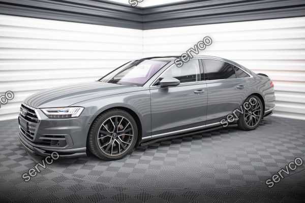 Pachet Body prelungiri kit lip tuning Audi A8 D5 2017-2021 v1 Maxton