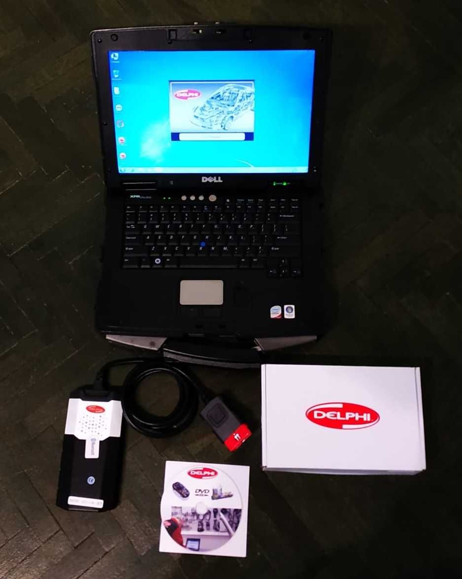 Kit Diagnoza Auto Delphi2 update 2021 + Laptop Militar Dell XFR