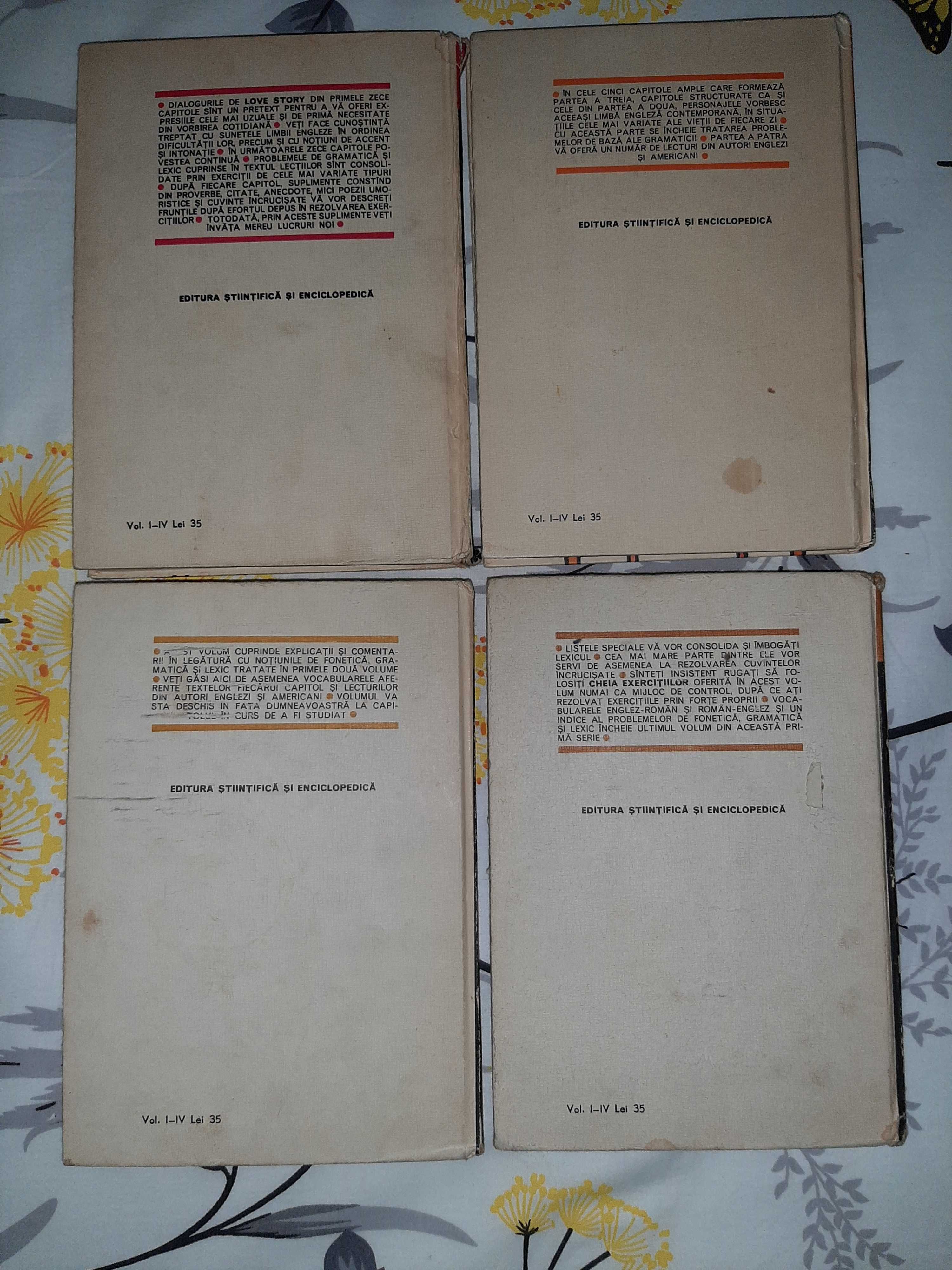 Engleza fără profesor-Dan Duțescu 1976 VOL 1, 2, 3, 4