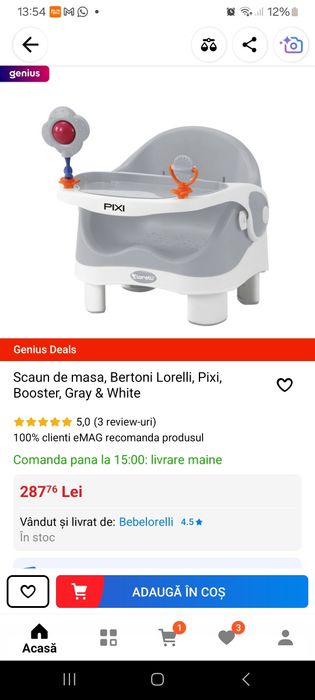 Scaun de masa lorelli pixi