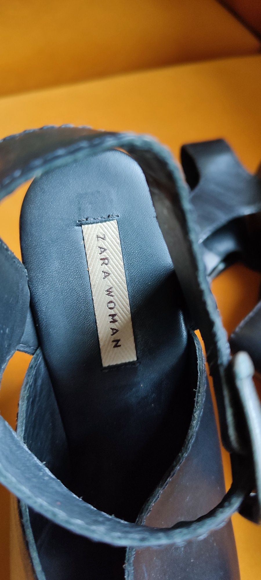 Дамски обувки с дебел ток Zara 37