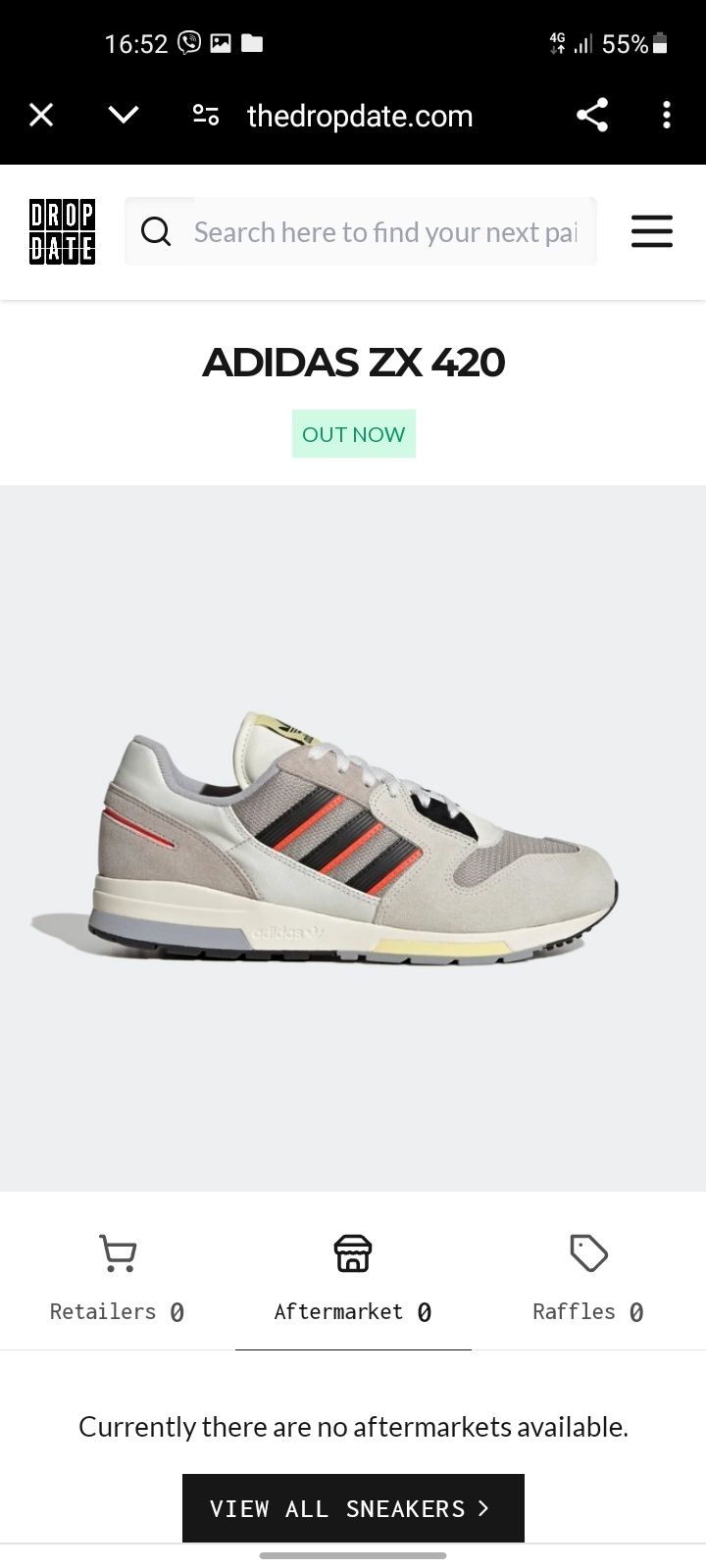 Adidas ZX 420 маратонки 44.5 номер.