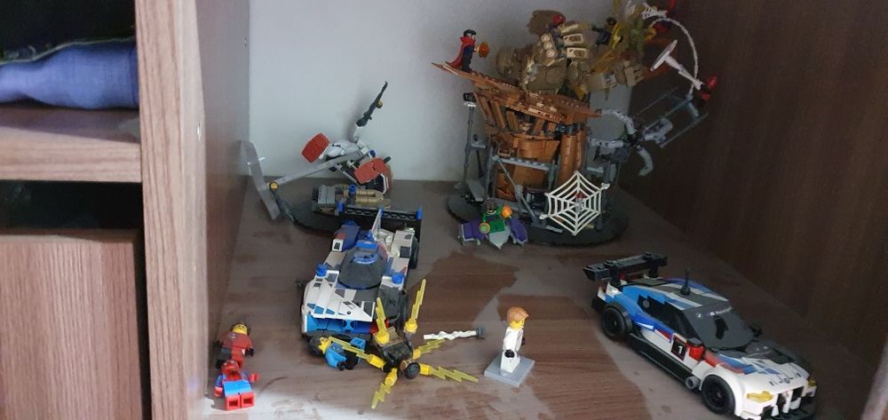 Лего человек паук и спид чемпионс