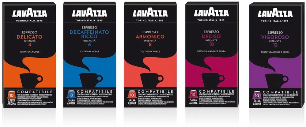 Кафе Капсули - различни видове Lavazza / illy