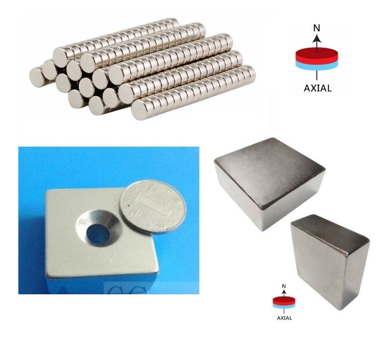 Мощни неодимови супер силни магнити N52 Neodymium Magnets NdFeB Neo