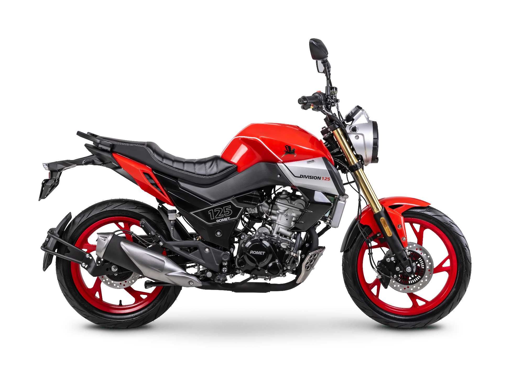 Motocicleta Romet Division 125cm3 rosu