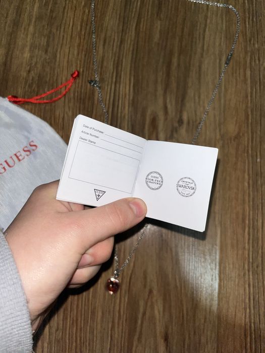 Colier GUESS din argint