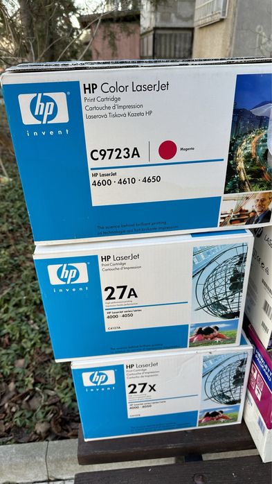 Лот тонер за принтер HP - различни видове