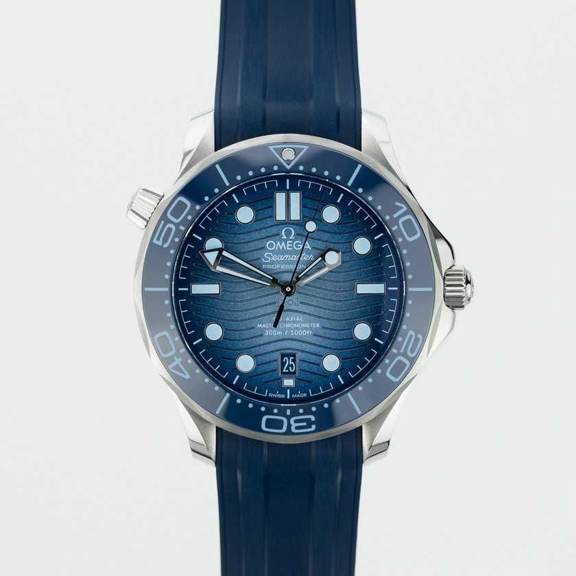 Omega Seamaster Diver 300 75th anniversary Summer Blue edition