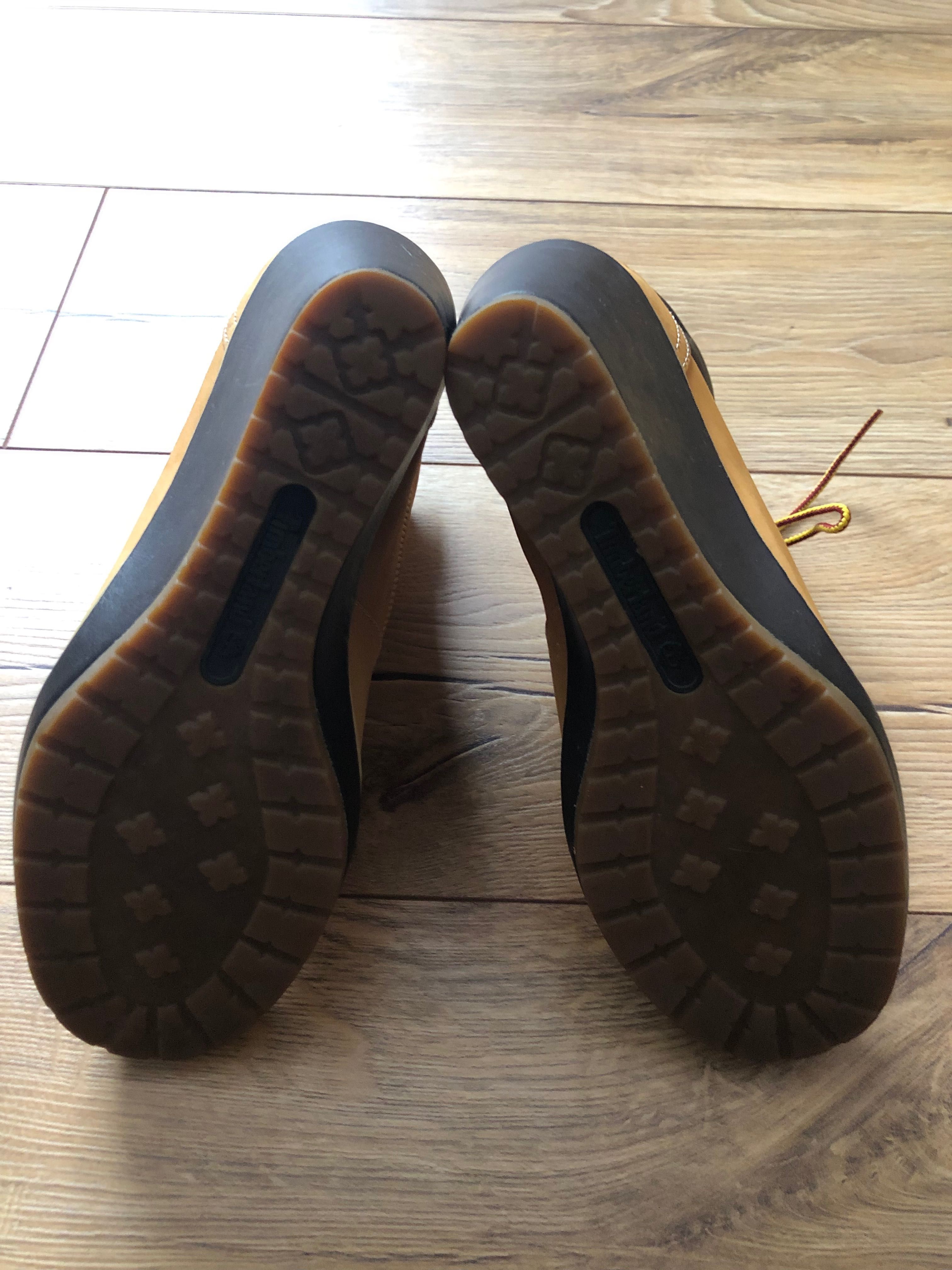 TIMBERLAND-botine pentru dame, maro din piele , marimea 38
