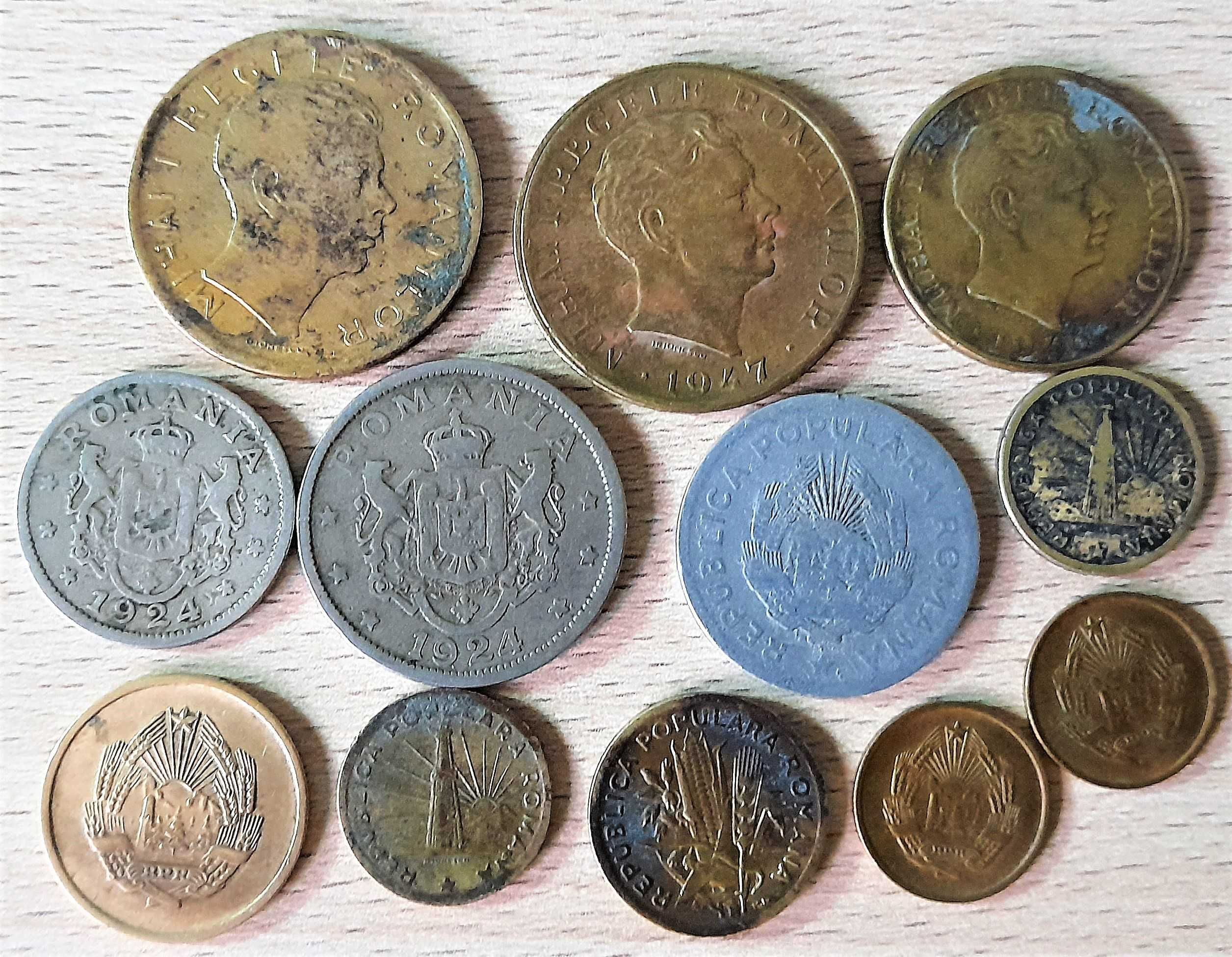 LOTURI monede ROMANIA Regat Republica Populara PRETURI pe LOT