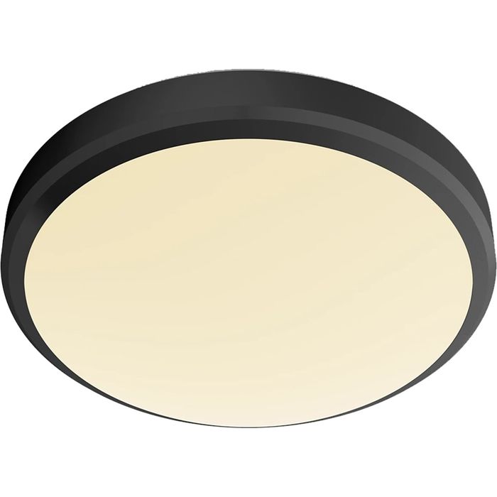 Plafoniera LED Philips CL200 Black, 10W, 24 cm, IP44
