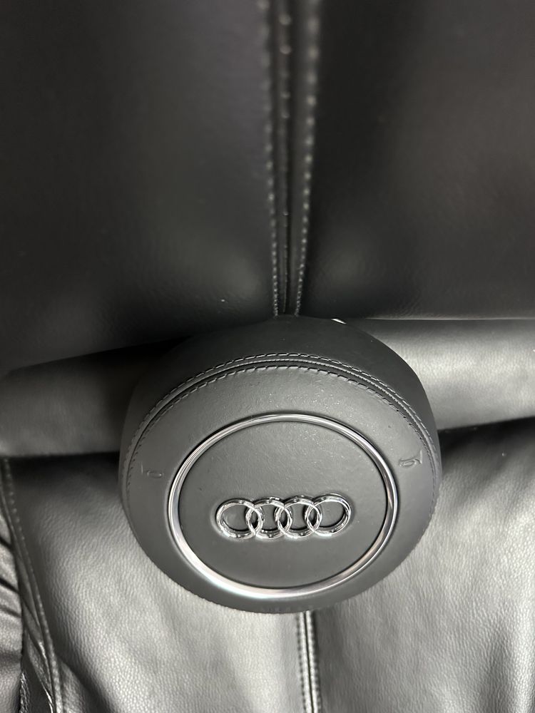Audi a6 a7 a8 Airbag кожа черен аербаг кожен