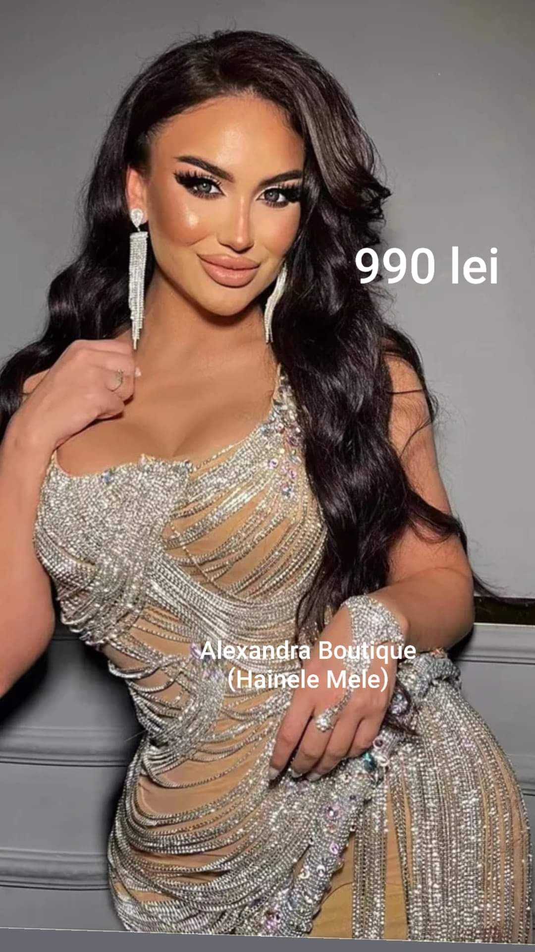 Rochie cu cristale