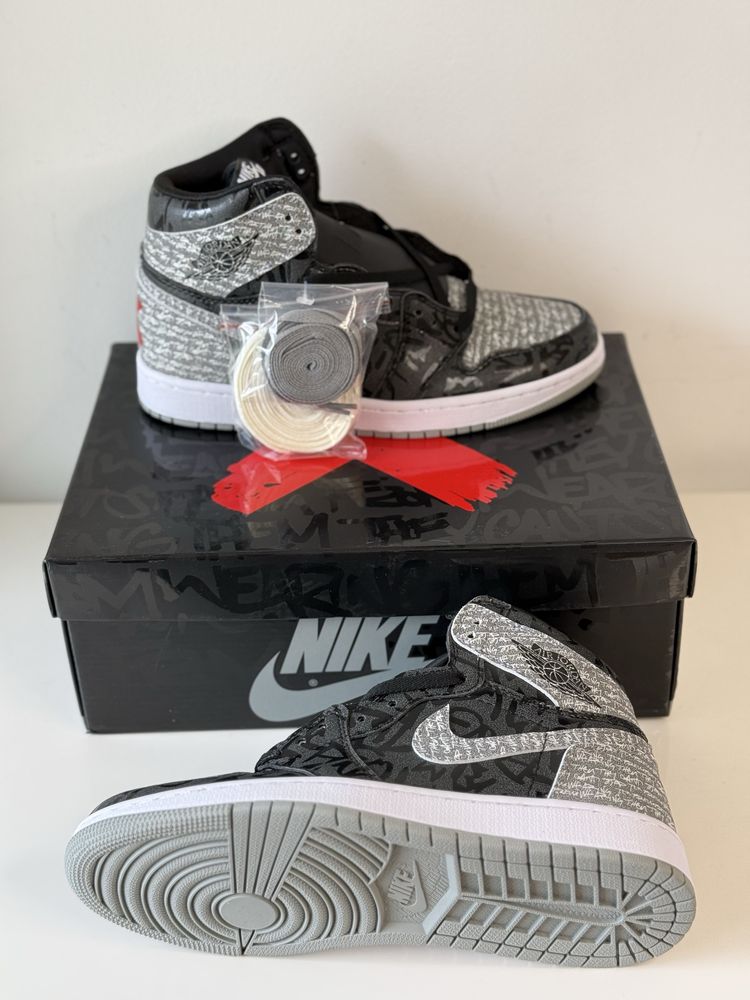 Air Jordan 1 Retro High Rebellionare Black UNC Nike Bred