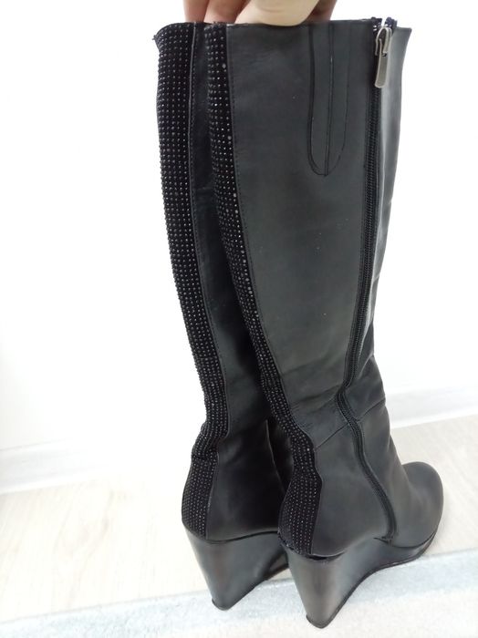 сапоги турция,натуральная кожа,оригинал