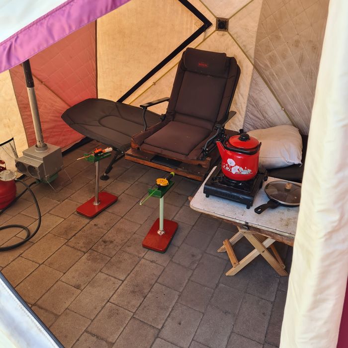 Палатка Снегирь 2,20*2,20 для подледного ночного лова