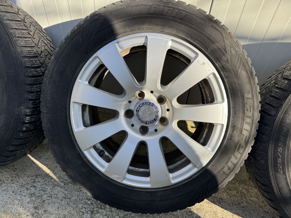 4 бр джанти 16ки Mercedes W212 7.5J ET45.5 с гуми 225/55/16