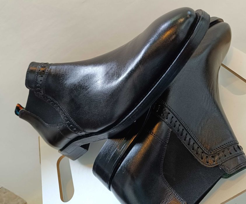 Ghete chelsea 44 plain toe premium Exceed piele naturala moale