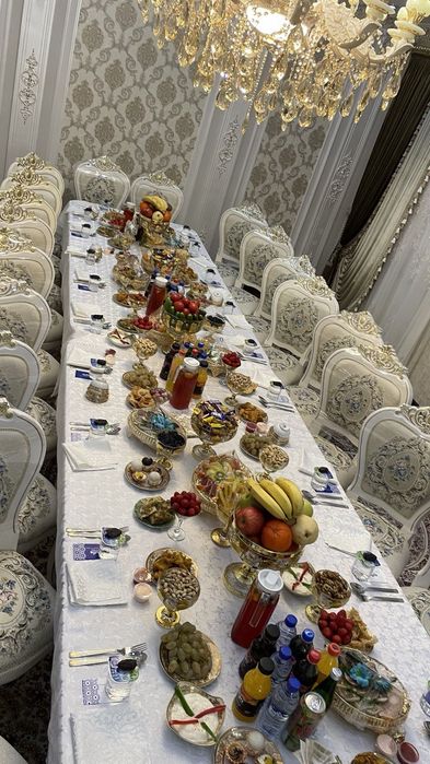 Prokat Stol Stul chinni idishlar Shirma qozon oʻchoq dastavka bor