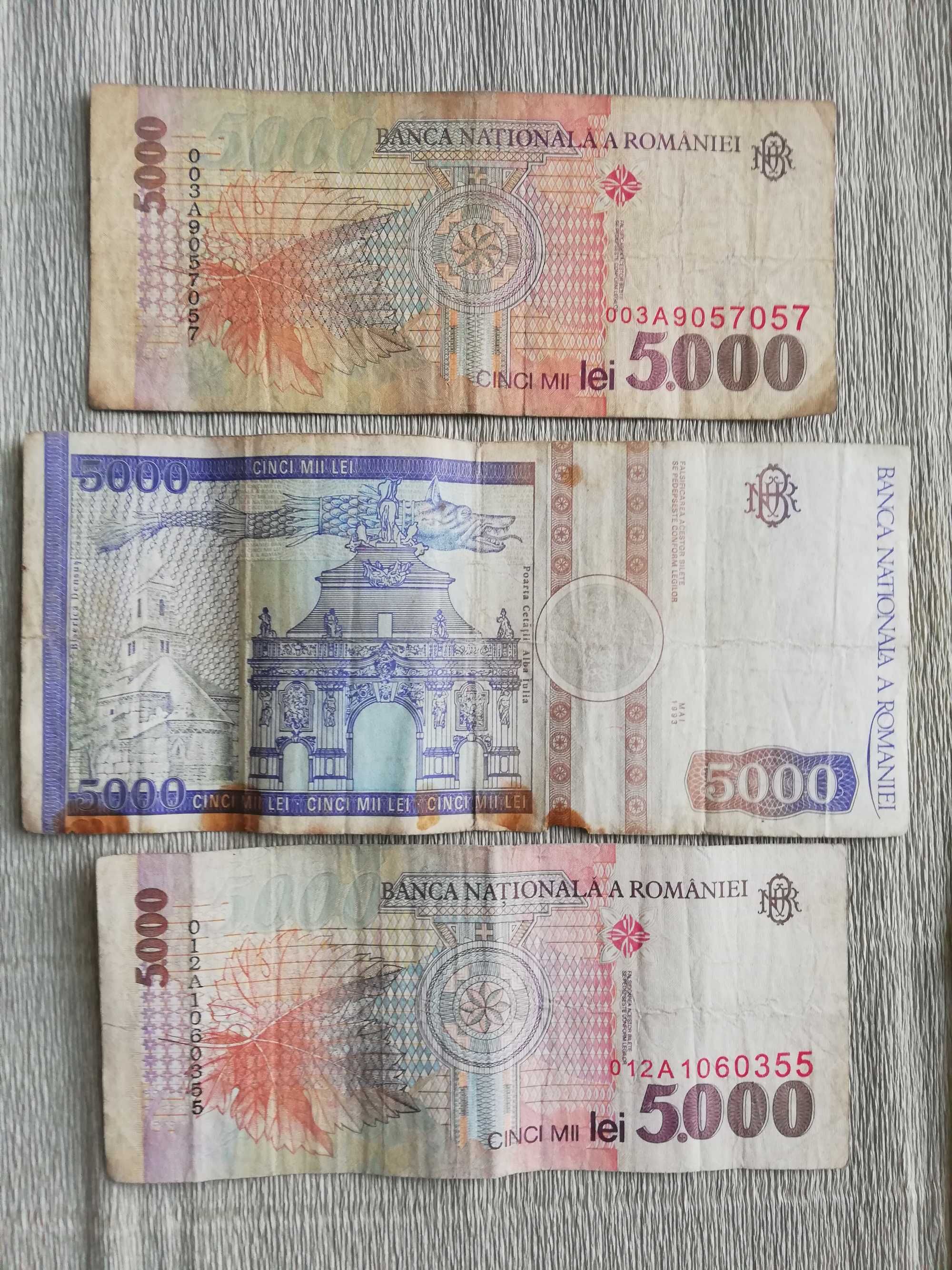 Bancnote de colecție 5000 lei