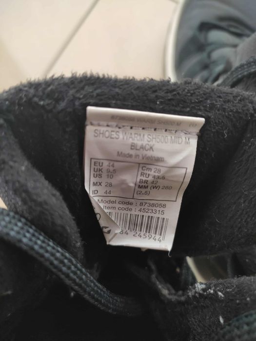 Зимни мъжки обувки QUECHUA