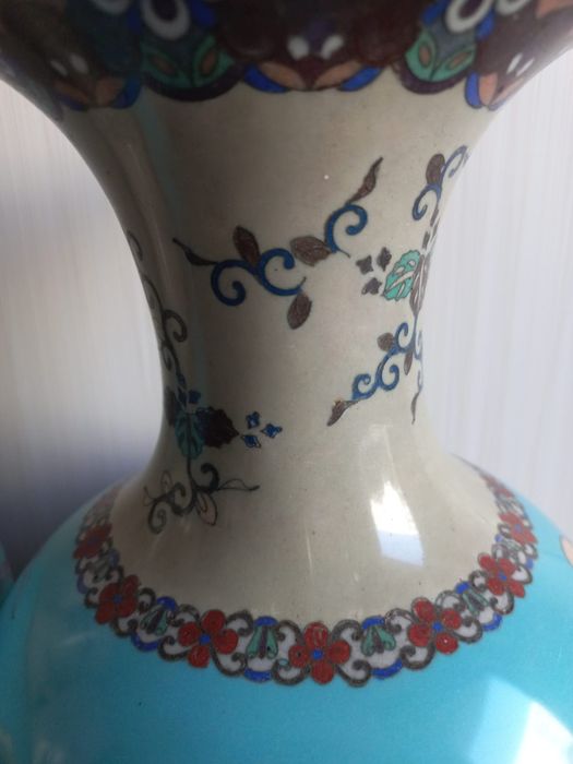 Vaze cloisonn Japan perioada Meiji