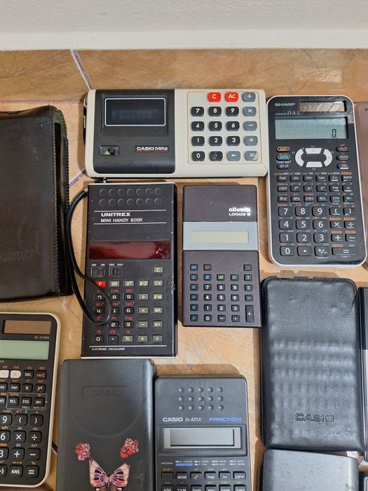 Calculatoare casio,sharp, unitrex  vicom,olivetti