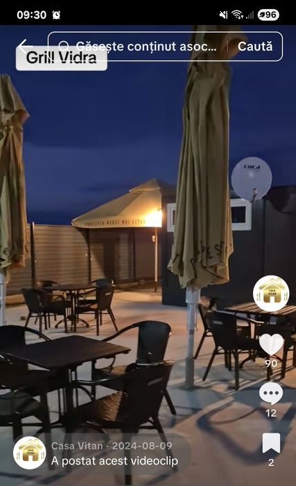 Restaurant Afacere la cheie comuna Berceni Ilfov Vidra