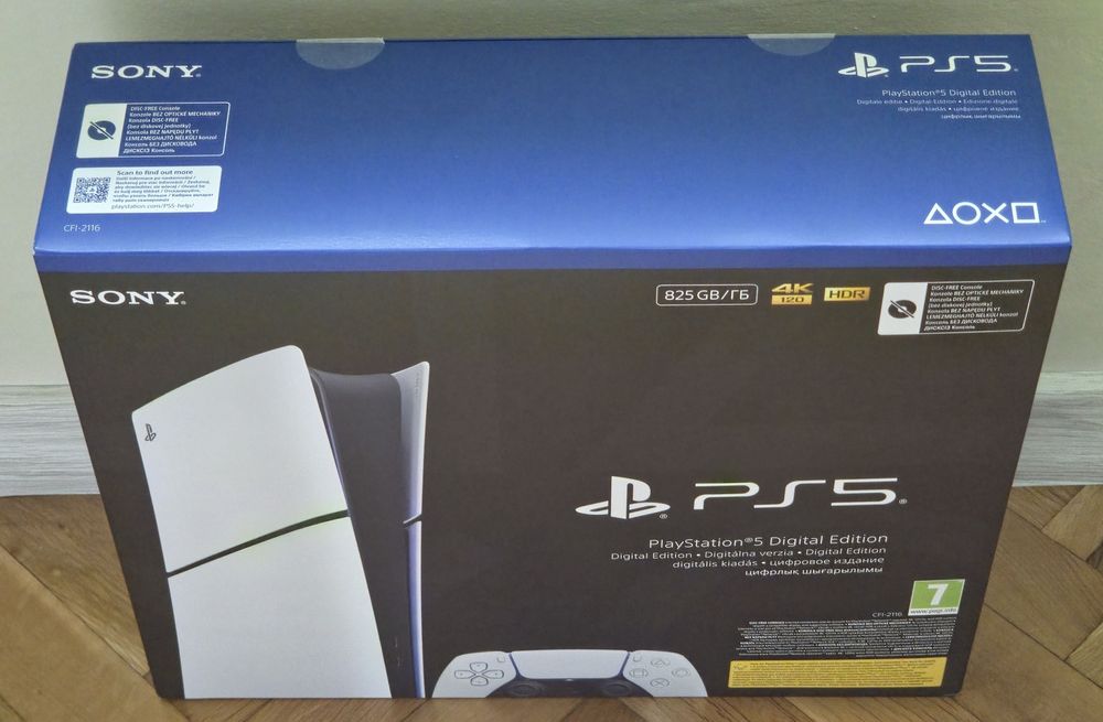 НОВ запечатан Playstation 5 SLIM DIGITAL Плейстейшън слим конзола PS5