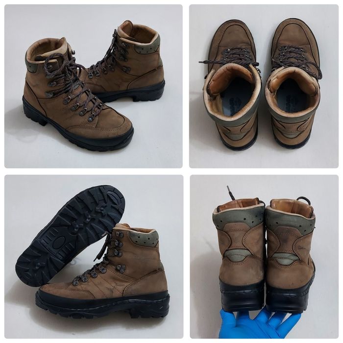 Bocanci profesionali Lowa, ghete din piele naturală Nubuk 4 sezoane 43