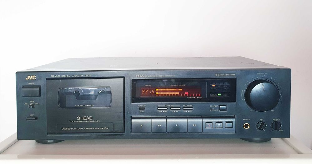 Deck JVC TD-V531 - 3 capete, 3 motoare, dublu cabestan