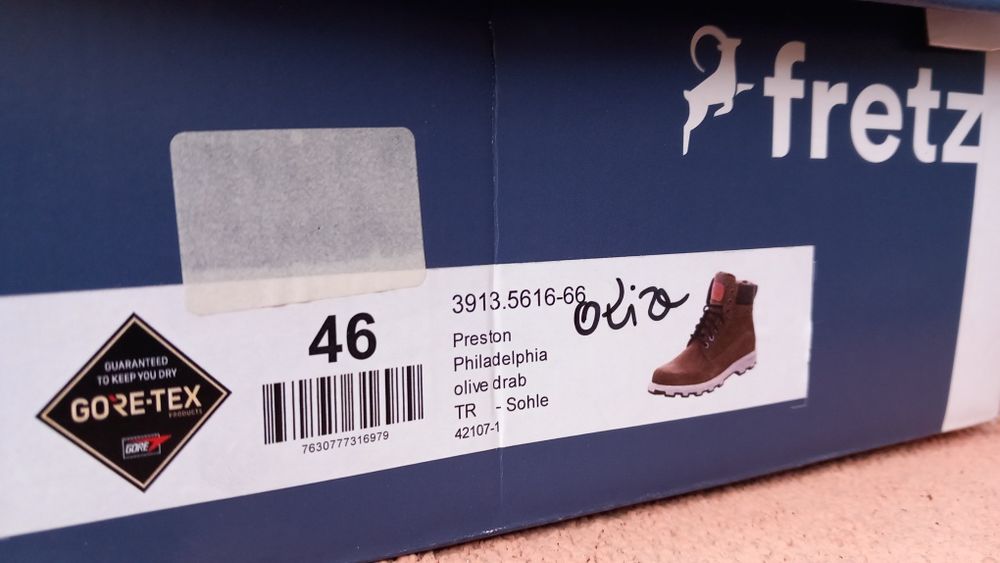 Нови Fretz Gore-Tex мъжки зимни боти №46