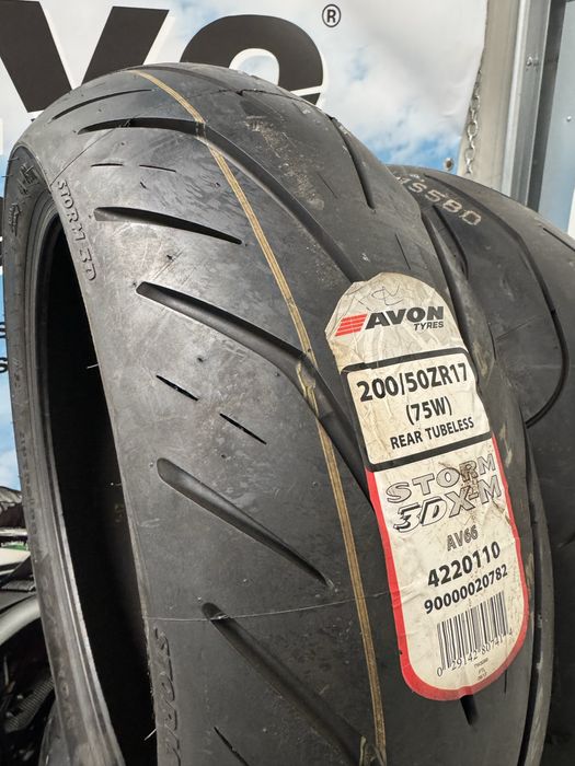 200 50 17 Anvelopa Moto NOUA Avon 3D Storm Sport Cauciuc Spate