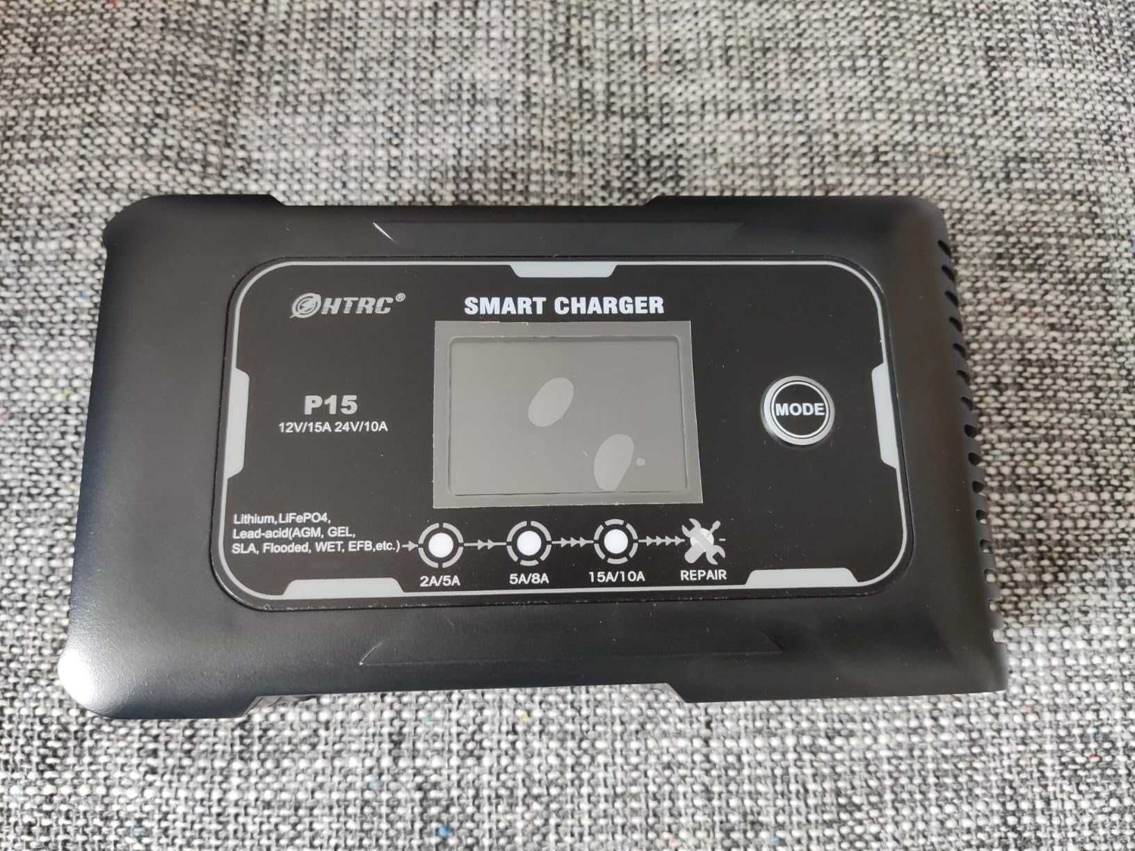 SolaMr 15A Зарядно за Акумулатори на Автомобили, 12V и 24V