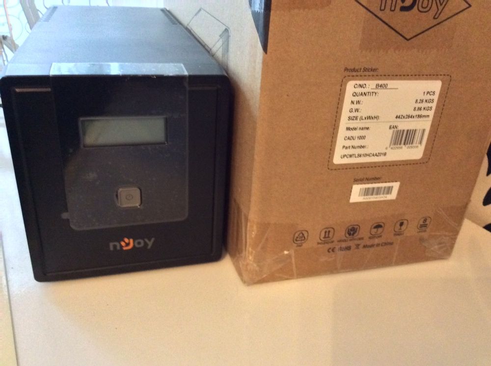 UPS NJOY Cadu 1000, 1000VA/600W, Line Interactive, AVR Nou