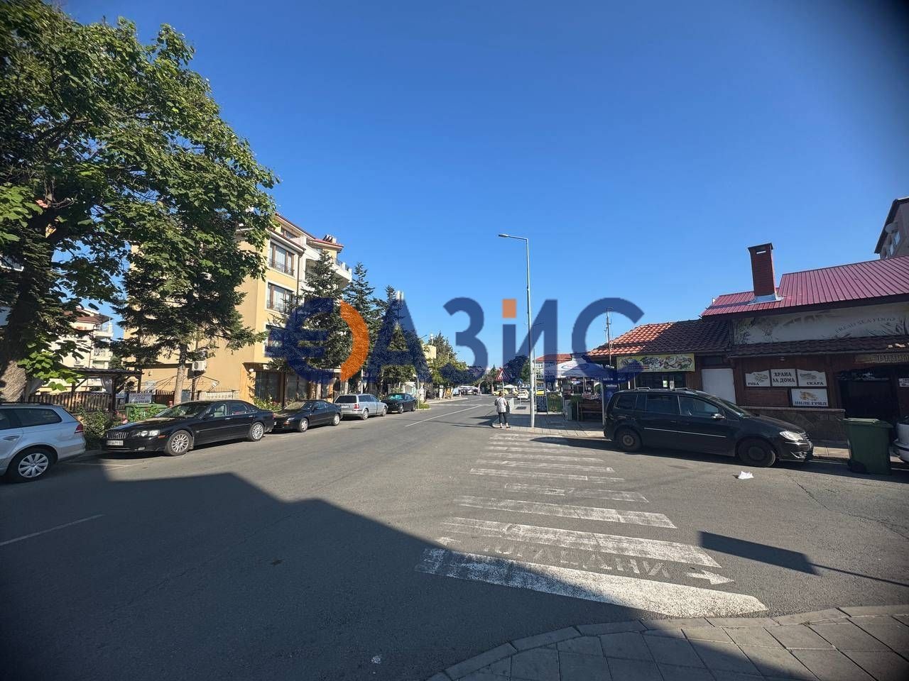 Апартамент с 1 спалня без такса поддръжка в центъра на Равда, 49 кв. м
