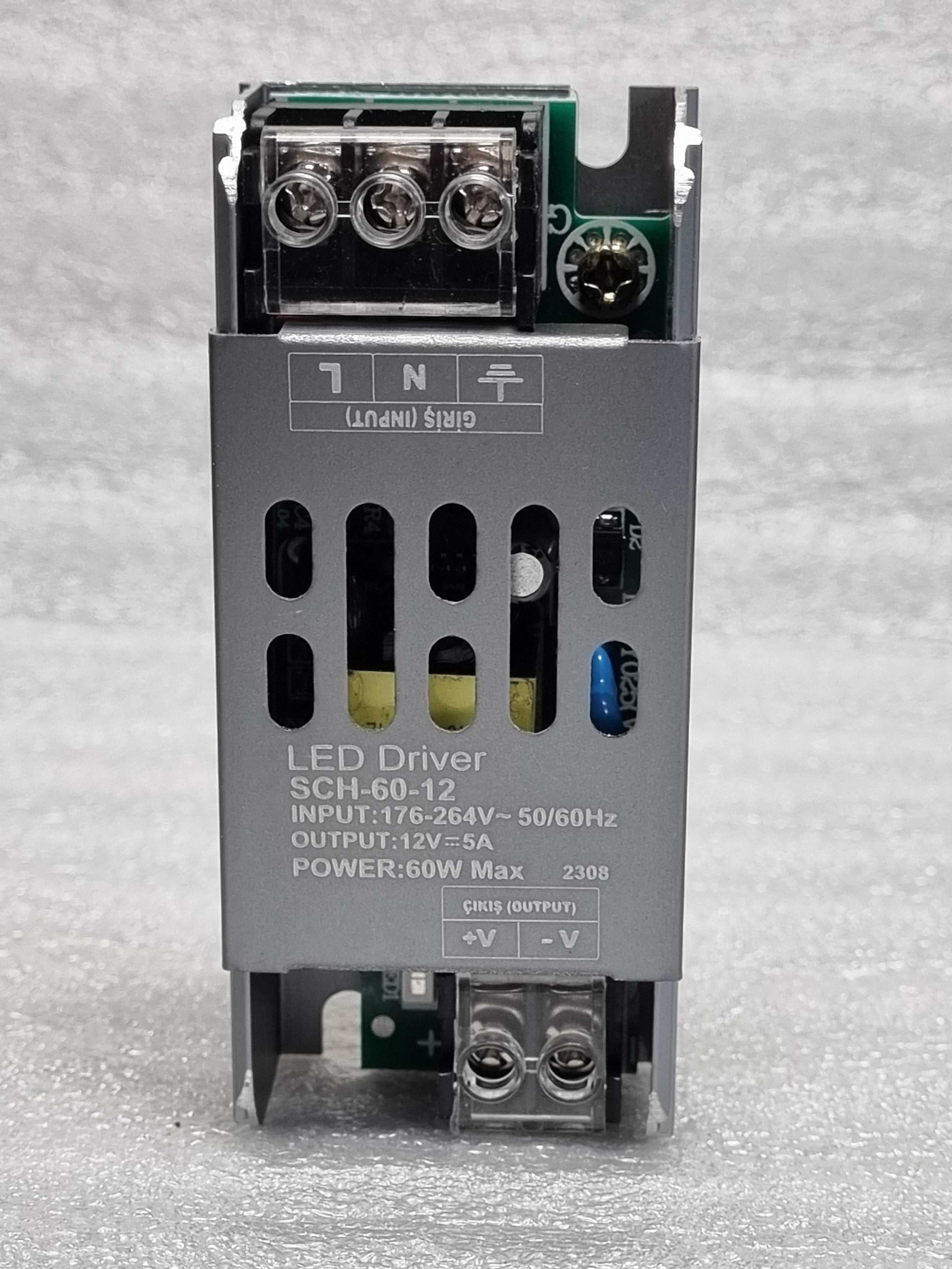 Захранване за LED осветление 12V, 60W (макс.). Изгодни отстъпки!